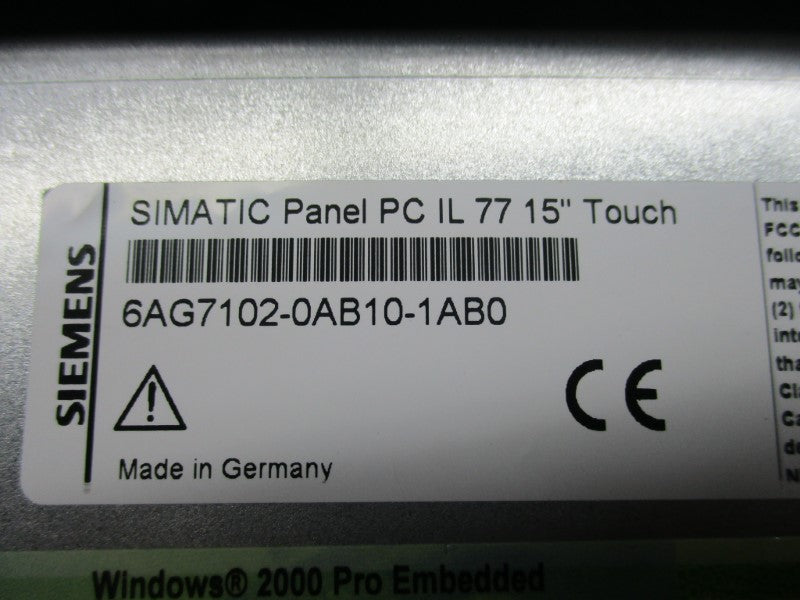 SIEMENS 6AG7102-0AB10-1AB0 NSMP