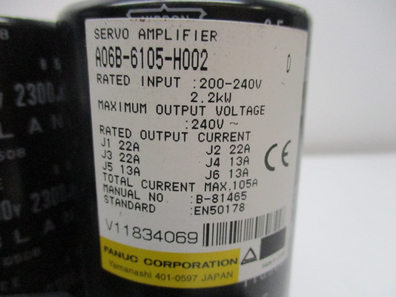 FANUC A06B-6105-H002 (AS PICTURED) NSNP