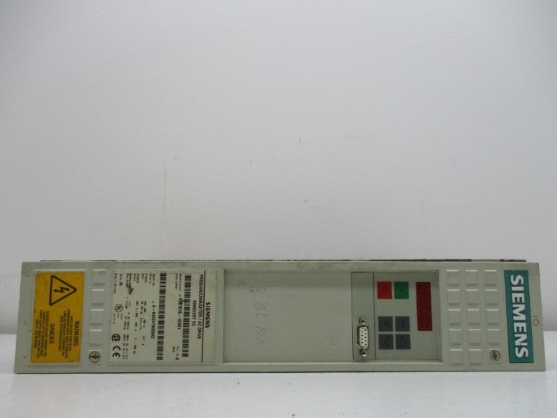 SIEMENS 6SE7016-1EA61 (AS PICTURED) UNMP