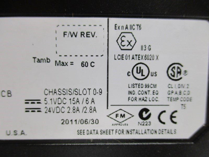 ALLEN BRADLEY 1756-A10 SER. B NSMP