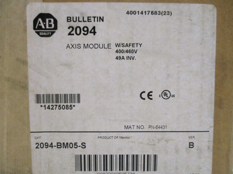 ALLEN BRADLEY 2094-BM05-S SER. B F/W 1.118 NSMP