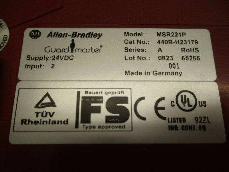ALLEN BRADLEY 440R-H23179 SER. A NSMP