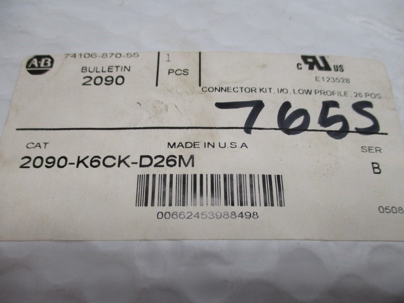 ALLEN BRADLEY 2090-K6CK-D26M SER. B NSNP