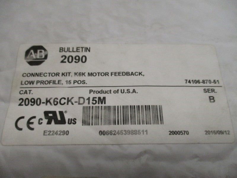 ALLEN BRADLEY 2090-K6CK-D15M SER. B NSMP