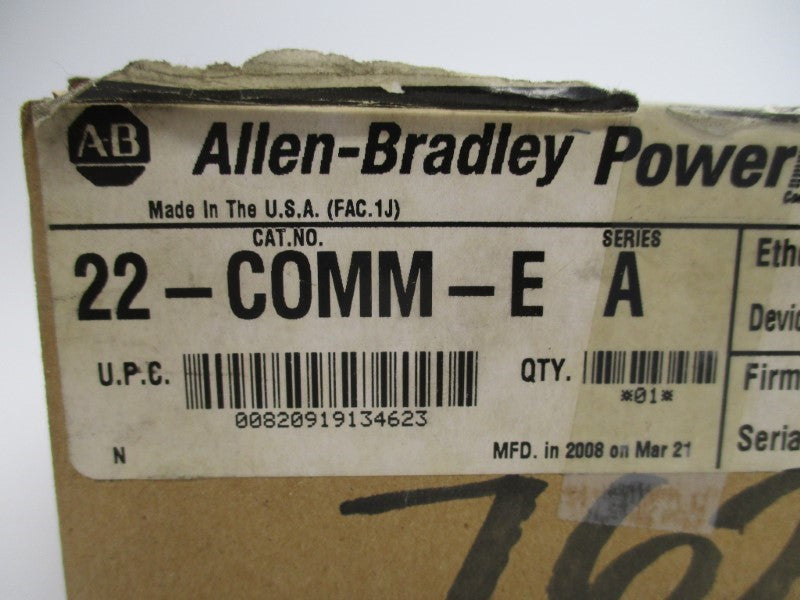 INDUSTRIAL SPARE PART 22-C0MM-E SER. A F/W 1.007 NSMP