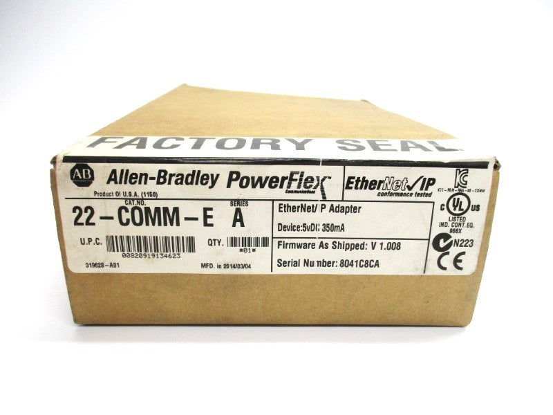 INDUSTRIAL SPARE PART 22-C0MM-E SER. A F/W 1.008 DATE: 2014 NSFS