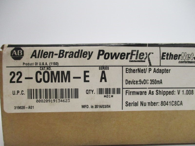 INDUSTRIAL SPARE PART 22-C0MM-E SER. A F/W 1.008 DATE: 2014 NSFS