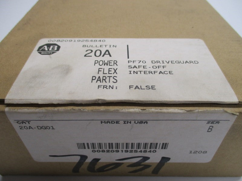ALLEN BRADLEY 20A-DG01 SER.B (BR/WH) NSMP