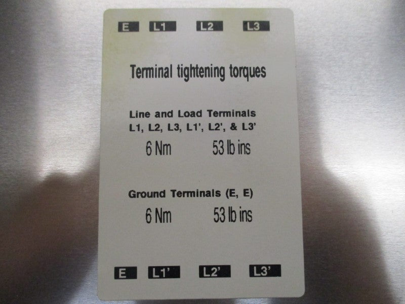 INDUSTRIAL SPARE PART 2090-XXLF-375 SER. A 500VAC 75A NSMP