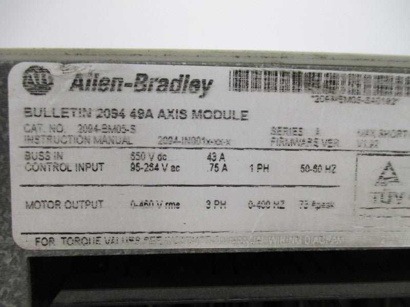 ALLEN BRADLEY 2094-BM05-S SER. A UNMP