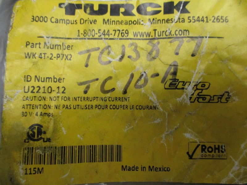 TURCK WK4T-2-P7X2 NSMP
