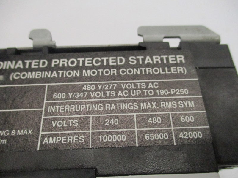 INDUSTRIAL SPARE PART 190-CPS40D SER. A UNMP