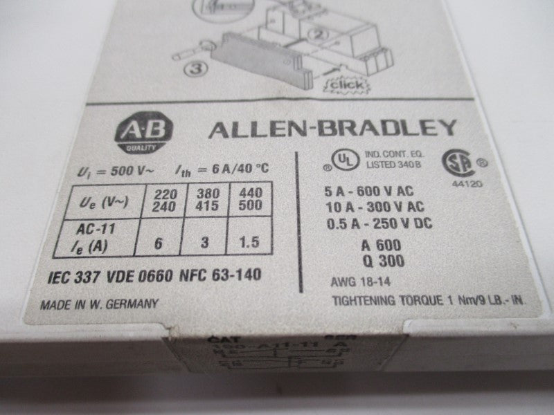 INDUSTRIAL SPARE PART 190-A11-11 SER. A (AS-PICTURED) UNMP