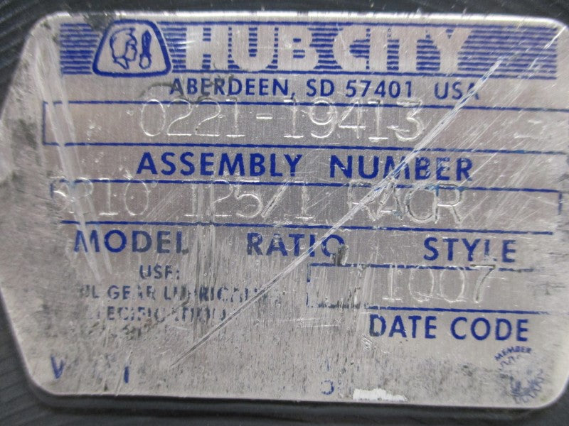 HUB CITY 0221-19413 (AS-PICTURED) NSNP