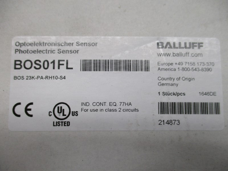BALLUFF BOS23K-PA-RH10-S4 NSMP