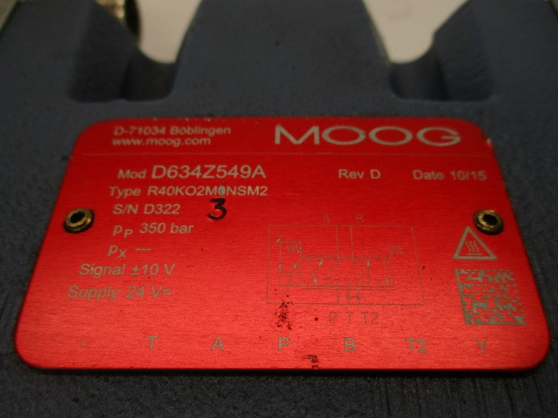 MOOG R40K02M0NSM2 UNMP