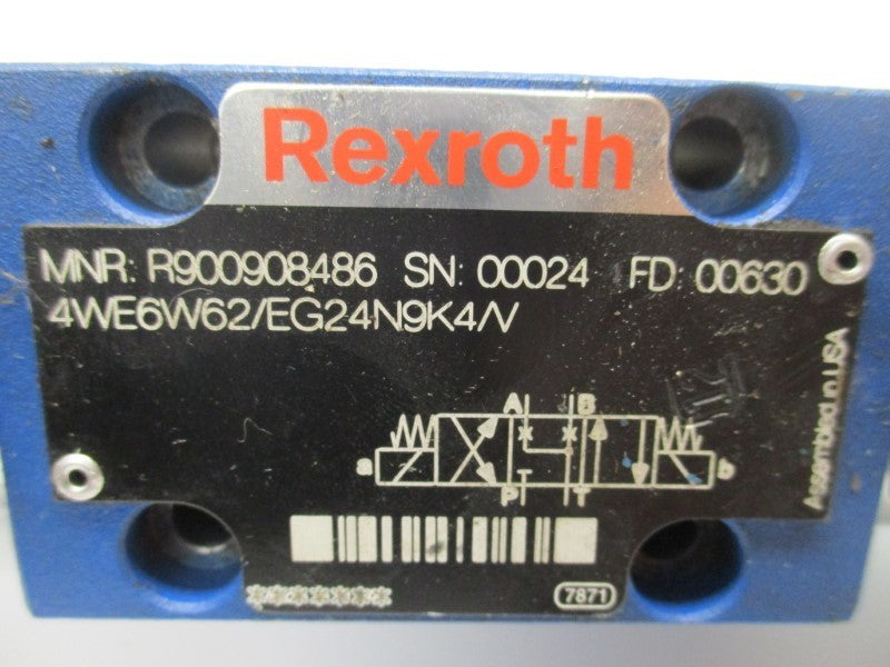 REXROTH 4WE6W62/EG24N9K4/V R900908486 NSNP