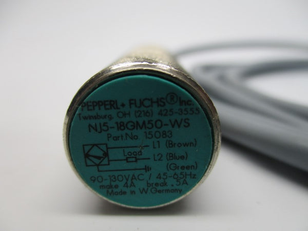 PEPPERL+FUCHS NJ5-18GM50-WS NSNP