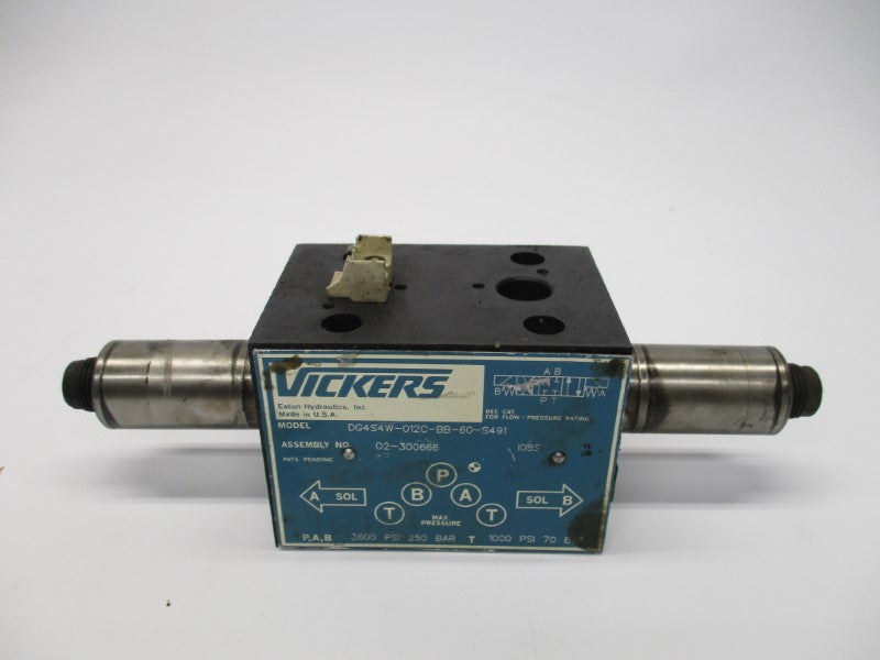 VICKERS DG4S4W-012C-BB-60-S491 (AS PICTURED) UNMP