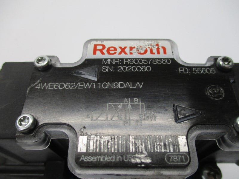 REXROTH 4WE6D62/EW110N9DAL/V NSNP