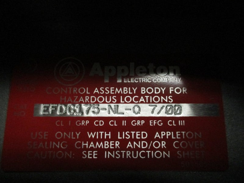 APPLETON EFDC175-NL-Q NSMP