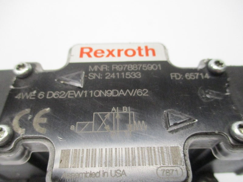 REXROTH 4WE6D62/EW110N9DAV/62 NSNP