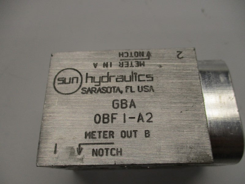 SUN HYDRAULICS GBA0BF1-A2 NSNP