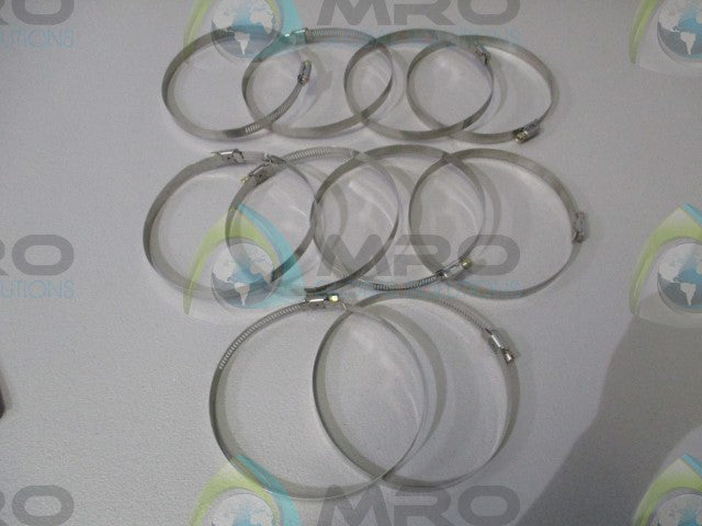 LOT OF 10 BARNES 24127-6 WORM GEAR HOSE CLAMP SIZE 88 130-152MM *NEW IN BOX*