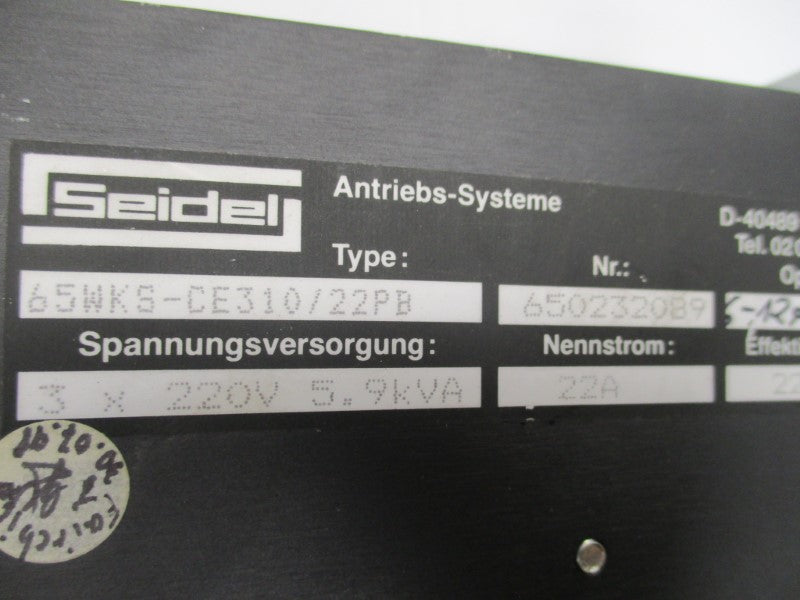 SEIDEL 65WKS-CE310/22PB NSNP