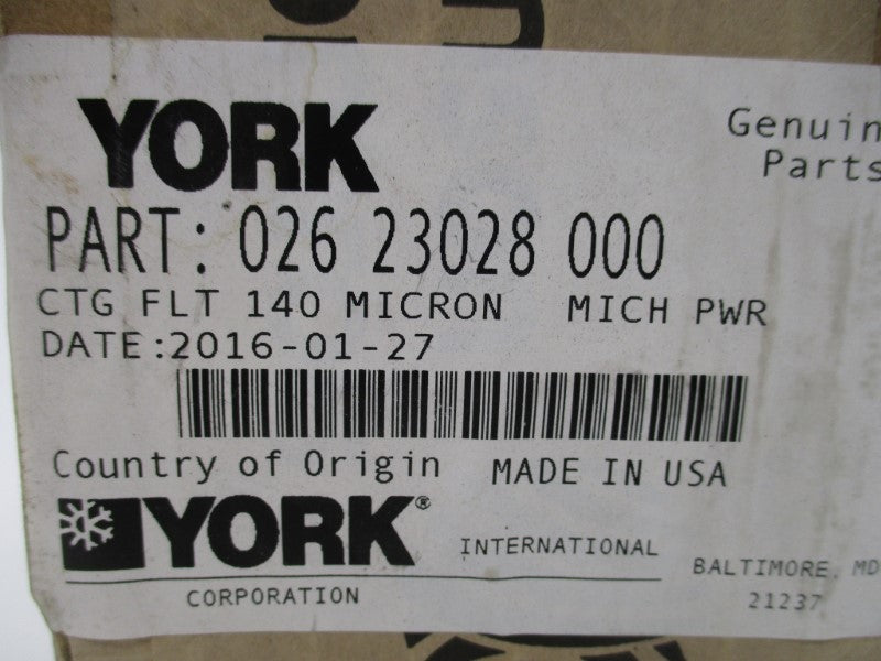YORK 02623028000 NSFS