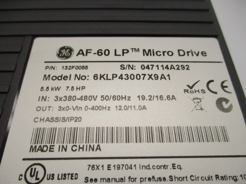 GENERAL ELECTRIC 6KLP43007X9A1 NSMP