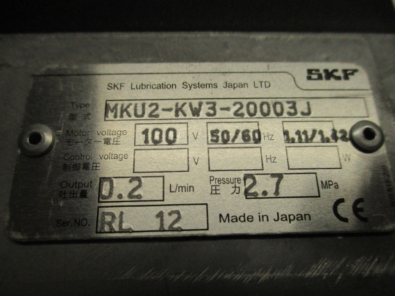 SKF MKU2-KW3-20003J NSMP