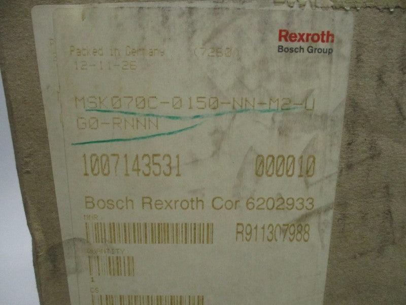 REXROTH MSK070C-0150-NN-M2-UG0-RNNN NSMP