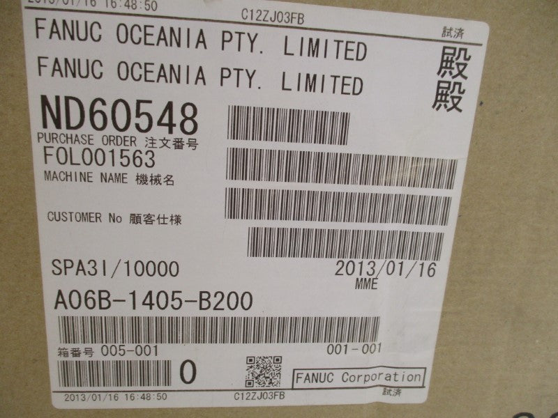 FANUC A06B-1405-B200 NSFS