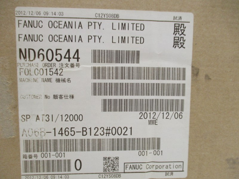 FANUC A06B-1465-B123#0021 NSFS