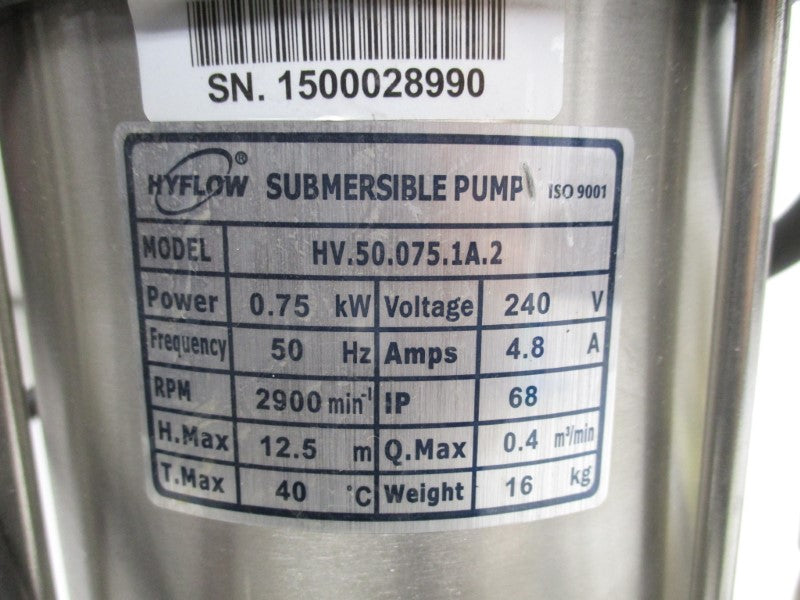 HYFLOW HV.50.075.1A.2 (AS PICTURED) NSNP