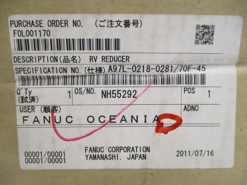 FANUC A97L-0218-0281/70F-45 NSFS