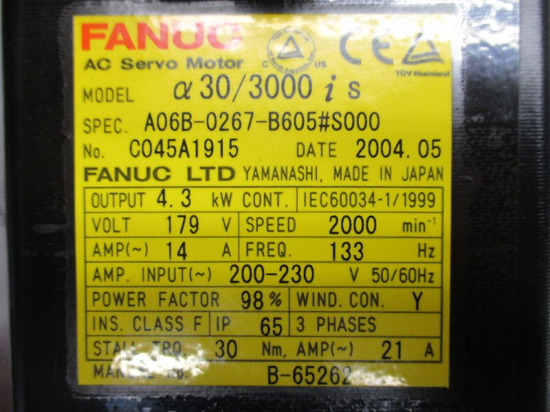 FANUC A06B-0267-B605#S000 UNMP