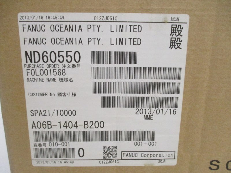 FANUC A06B-1404-B200 NSFS