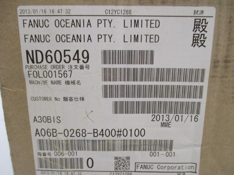 FANUC A06B-0268-B400#0100 NSFS