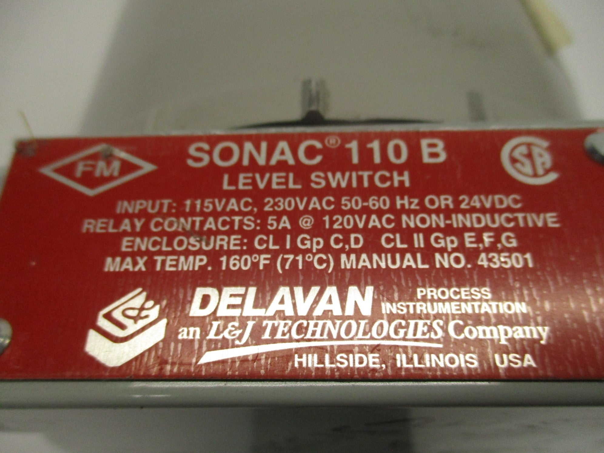 DELAVAN 110B NSNP