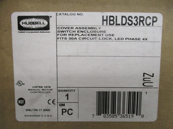 HUBBELL HBLDS3RCP NSMP