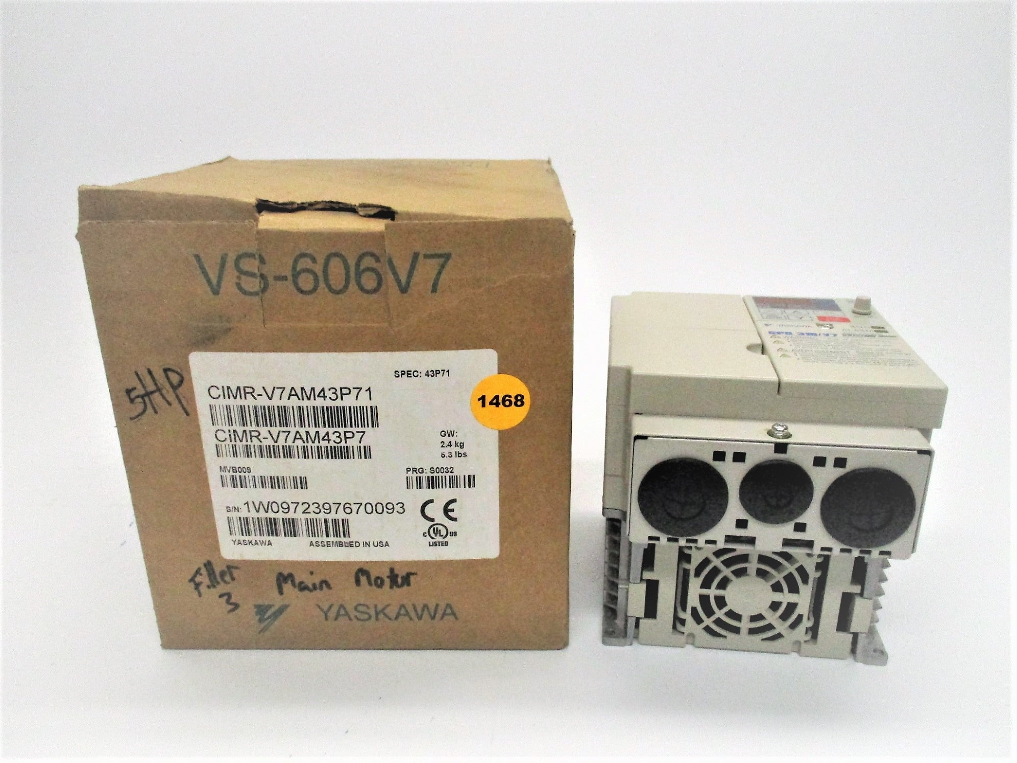 MITSUBISHI CIMR-V7AM43P7 NSMP