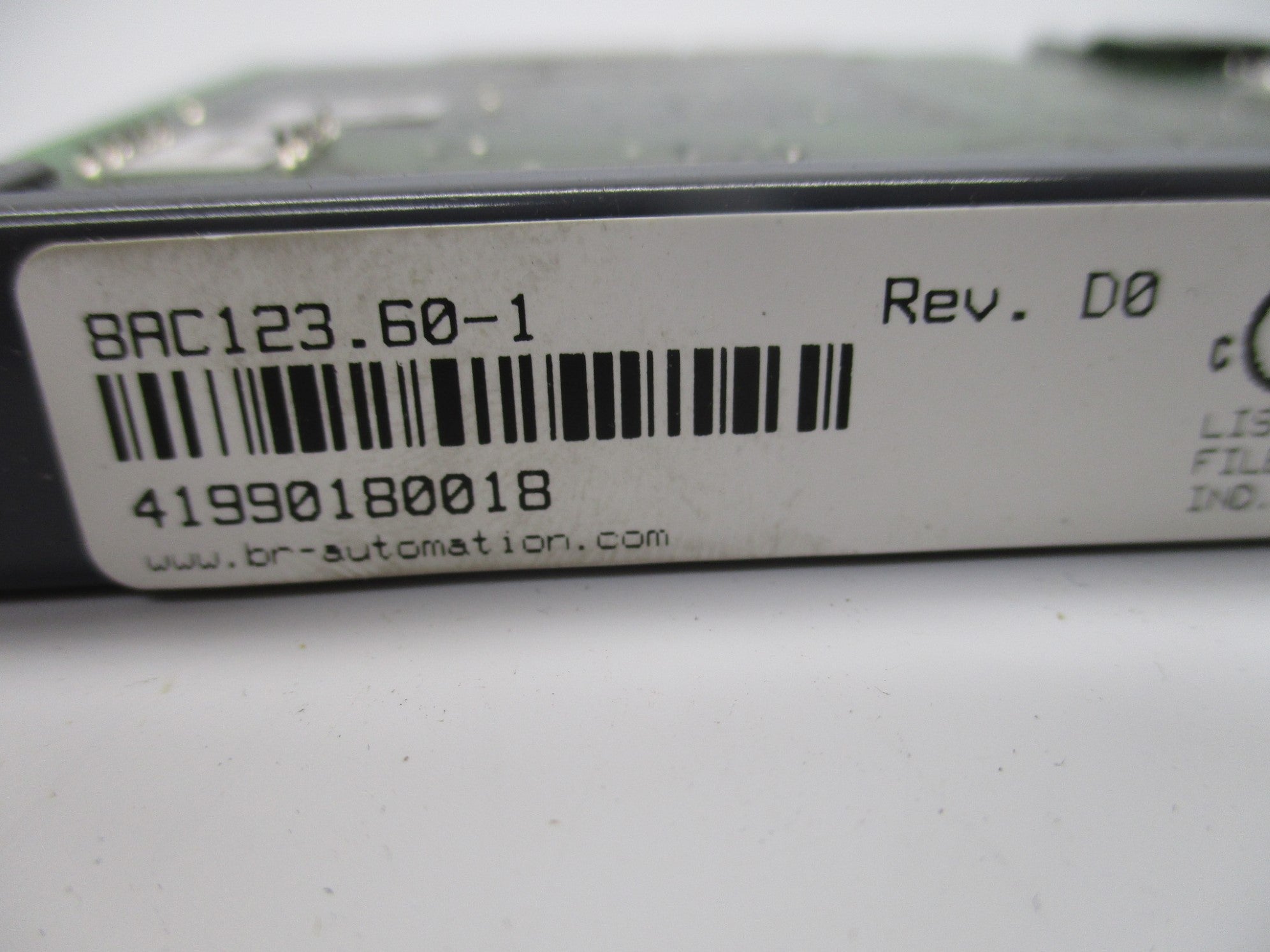 BR AUTOMATION 8AC123.60-1 REV. DO NSMP