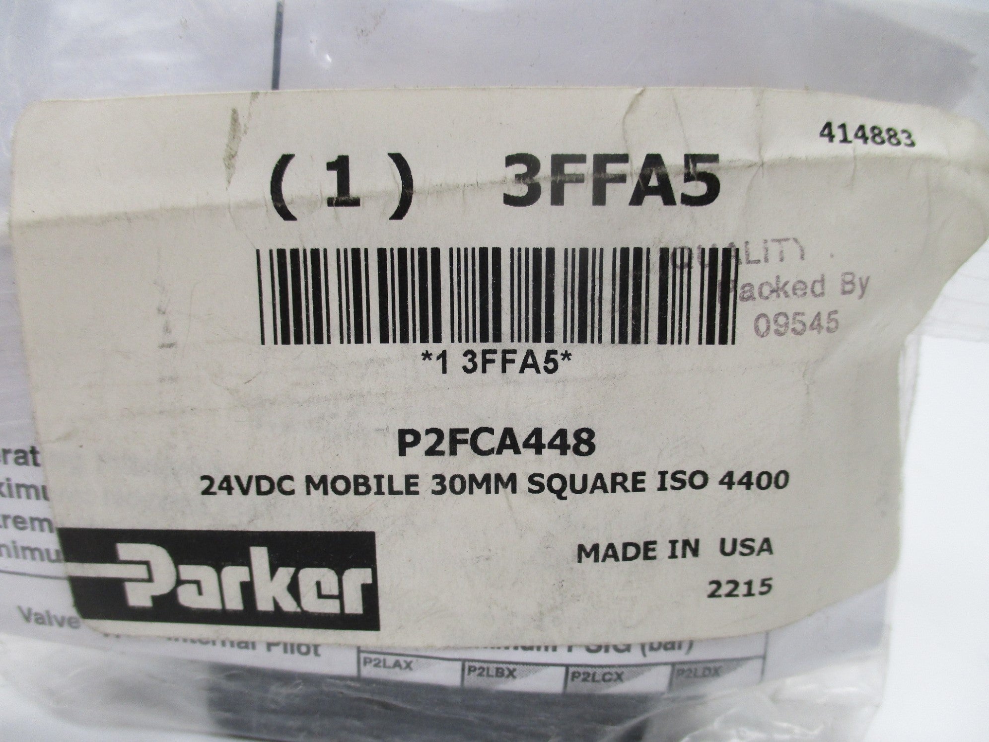 PARKER P2FCA448 24VDC NSMP