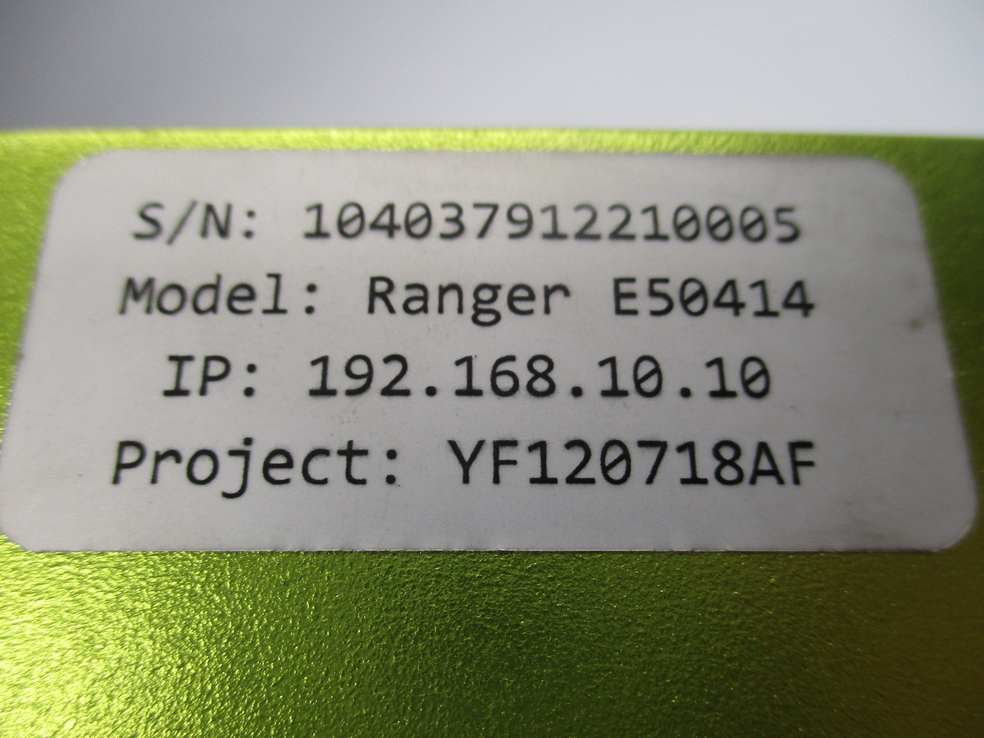 EINES RANGERE50414 NSNP