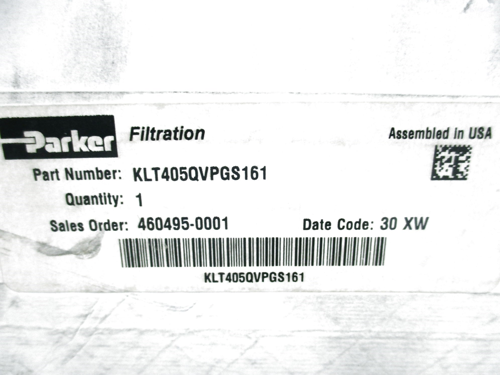 PARKER KLT405QVPGS161 NSFS