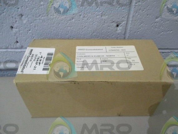 DRESSER CONSOLIDATED 1543F-21 SAFETY RELIEF VALVE 1" * NEW IN BOX *