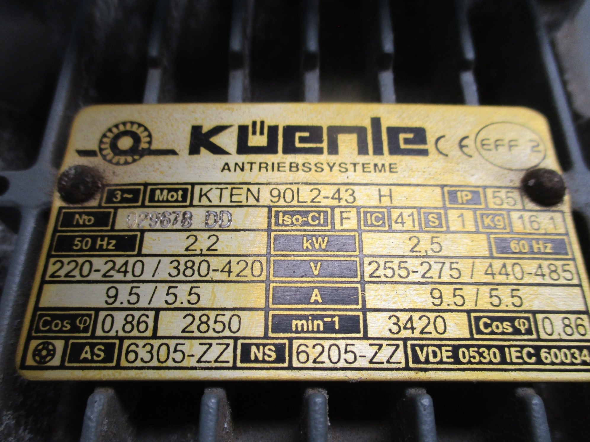 KUENLE KTEN90L2-43H UNMP
