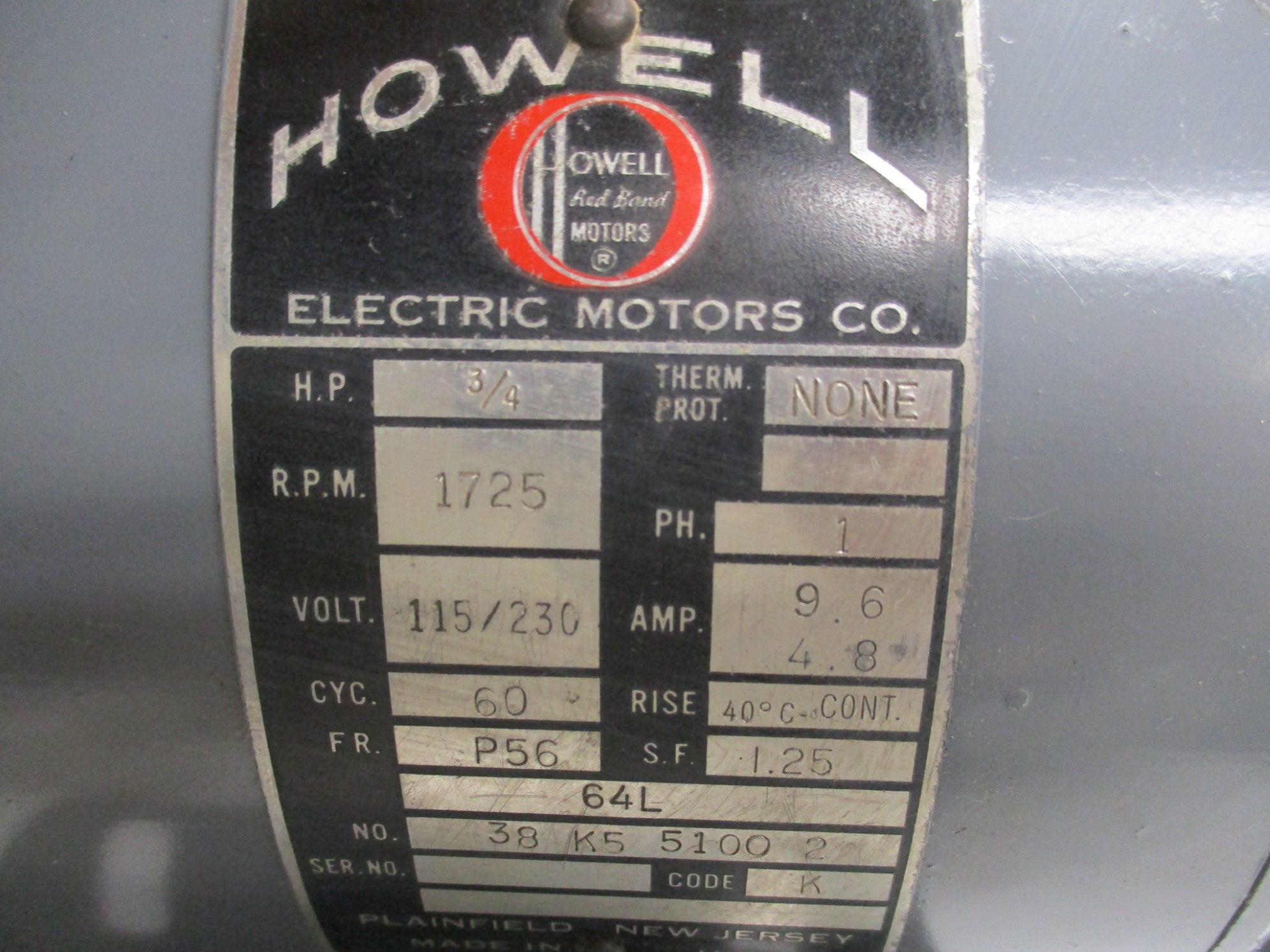 HOWELL 38K551002 (AS PICTURED) NSNP